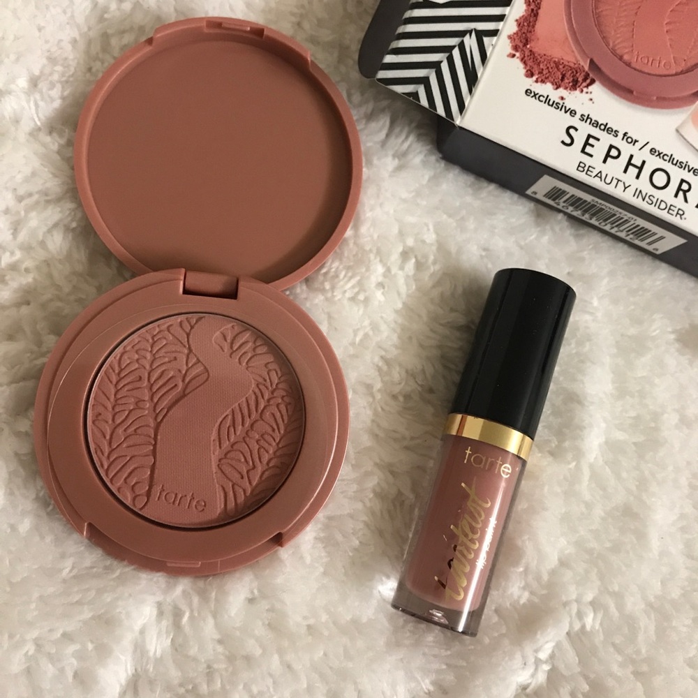 Tarte blush and lip